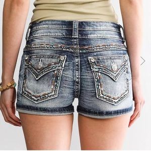 Miss Me Mid-Rise Stretch Short